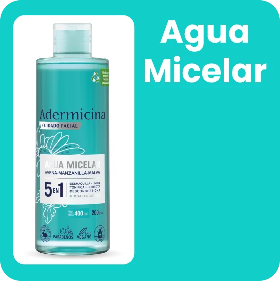 Agua micelar Adermicina